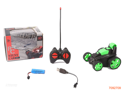 27MHZ 4CHANNELS R/C CAR W/LIGHT/MUSIC/3.7V 500MAH BATTERY PACK IN CAR/USB CABLE W/O 2*AA BATTERIES IN CONTROLLER 4COLOURS