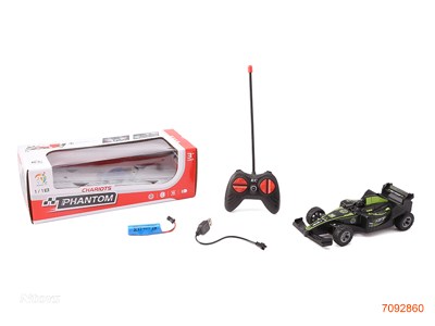 49MHZ 1:18 4CHANNELS R/C CAR W/LIGHT/3.7V 500MAH BATTERY PACK/USB CABLE W/O 2*AA BATTERIES IN CONTROLLER 2COLOURS