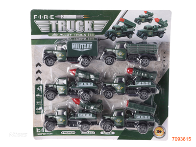 PULL BACK DIE-CAST CAR 6PCS