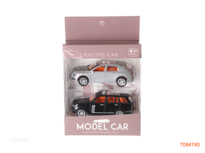 1:50 PULL BACK DIE-CAST CAR 2PCS