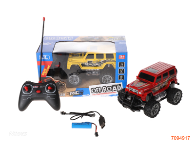 27MHZ 1:20 4CHANNELS R/C CAR W/LIGHT/MUSIC/3.7V 500MAH BATTERY PACK IN CAR/USB CABLE,W/O 2*AA BATTERIES IN CONTROLLER 2COLOURS