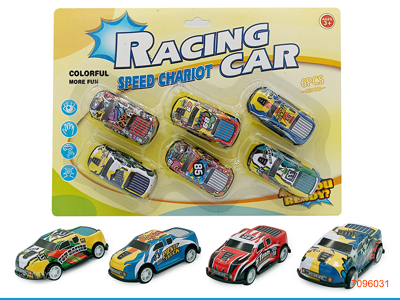 FREE WHEEL DIE-CAST CAR 6PCS MORE ASTD