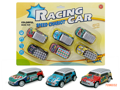 FREE WHEEL DIE-CAST CAR 6PCS MORE ASTD