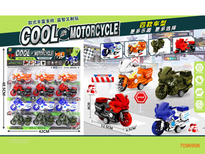 P/B MOTORCYCLE 12PCS