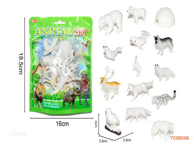 ANIMAL SET 14PCS