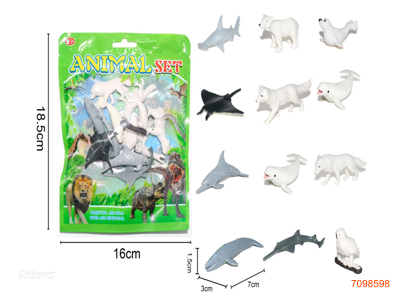 ANIMAL SET 12PCS