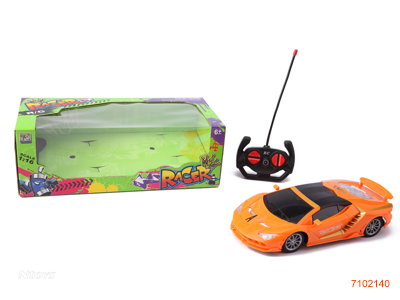 27MHZ 1:16 4CHANNELS R/C CAR W/LIGHT W/O 4*AA BATTERIES IN CAR,2*AA BATTERIES IN CONTROLLER.2COLOURS