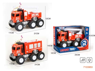 F/P CONSTRUCTION ENGINE W/LIGHT/SOUND/3*AG10 BATTERIES 2ASTD