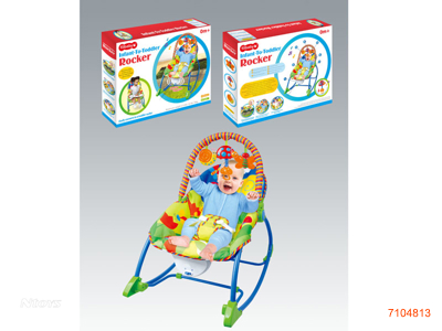 BABY ROCKING CHAIR W/SHAKE/MUSIC/3*AG13 BATTERIES W/O 1*D BATTERIES