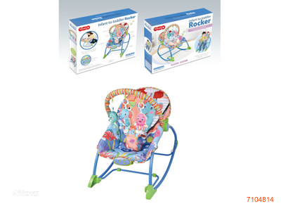 BABY ROCKING CHAIR W/SHAKE/MUSIC/3*AG13 BATTERIES W/O 1*D BATTERIES