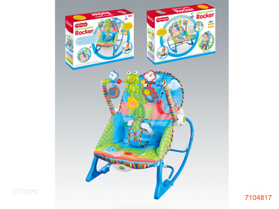 BABY ROCKING CHAIR W/SHAKE/MUSIC/3*AG13 BATTERIES W/O 1*D BATTERIES