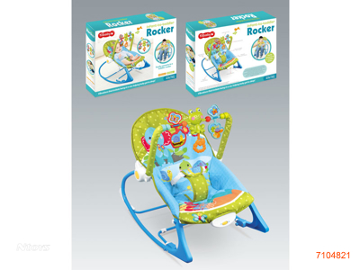 BABY ROCKING CHAIR W/SHAKE/MUSIC/3*AG13 BATTERIES W/O 1*D BATTERIES