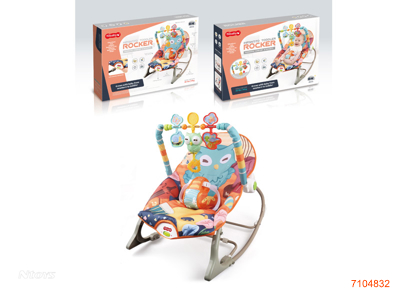 BABY ROCKING CHAIR W/SHAKE/MUSIC/3*AG13 BATTERIES W/O 1*D BATTERIES