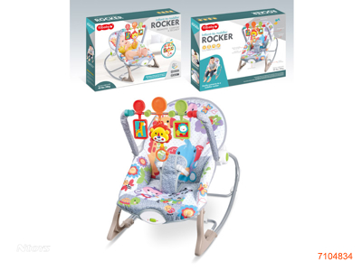 BABY ROCKING CHAIR W/SHAKE/MUSIC/3*AG13 BATTERIES W/O 1*D BATTERIES