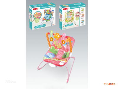 BABY ROCKING CHAIR W/SHAKE/MUSIC/3*AG13 BATTERIES W/O 1*D BATTERIES