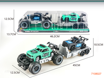 F/P CAR W/1*FRICTION CAR 2COLOURS