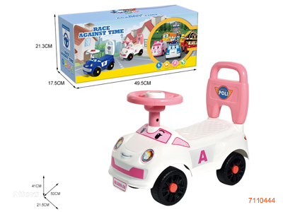 RIDE-ON CAR W/BB SOUND 2COLOURS