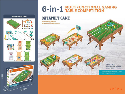 6IN1 MULTIFUNCTIONAL GAMEING TABLE COMPETITION
