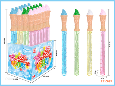 BUBBLE STICK 24PCS/DISPLAY BOX 4COLOURS