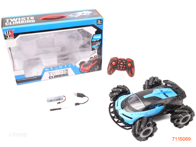 2.4G 19CHANNELS R/C CAR W/LIGHT/MUSIC/3.7V BATTERY PACK IN CAR/USB CABLE W/O 2*AA BATTERIES IN CONTROLLER 2COLOURS