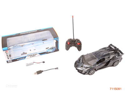 27MHZ 1:16 4CHANNELS R/C CAR W/LIGHT/3.7V BATTERY PACK IN CAR/USB CABLE W/O 2*AA BATTERIES IN CONTROLLER