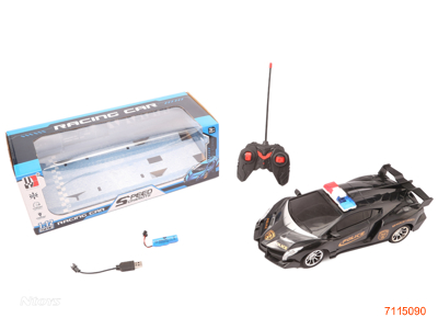 27MHZ 1:12 4CHANNELS R/C CAR W/LIGHT/3.7V BATTERY PACK IN CAR/USB CABLE W/O 2*AA BATTERIES IN CONTROLLER