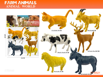 FARM ANIMAL 6PCS