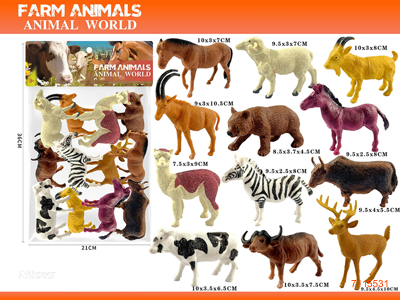 FARM ANIMAL 12PCS