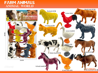 FARM ANIMAL 12PCS