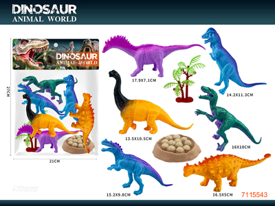 DINOSAUR SET 6PCS DINOSAUR