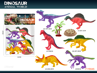 DINOSAUR SET 6PCS DINOSAUR