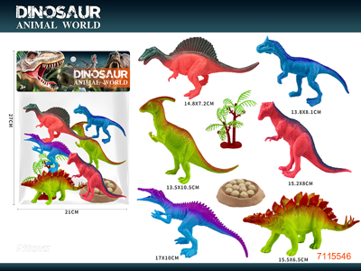 DINOSAUR SET 6PCS DINOSAUR