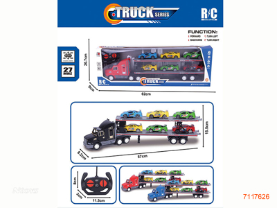 27MHZ 4CHANNELS R/C CAR W/6PCS FREE WHEEL CAR W/O 3*AA BATTERIES IN CAR/2*AA BATTERIES IN CONTROLLER 3COLOURS