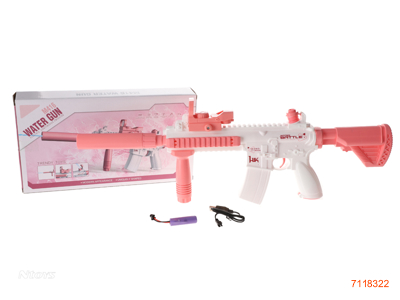 62CM B/O WATER GUN W/3.7V BATTERY PACK/USB CABLE