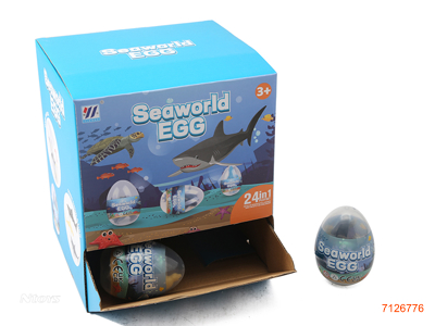 ANIMAL BLIND BOX-SEA ANIMAL  24PCS/DISPLAY BOX