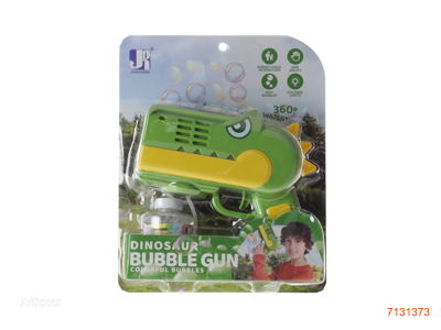 B/O BUBBLE GUN W/1*85ML BUBBLE WATER/LIGHT W/0 4*AA BATTERIES IN GUN