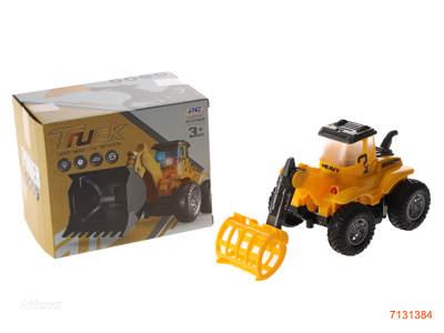 B/O TRUCK W/LIGHT/MUSIC W/0 3*AAA BATTERIES 2COLOURS 3ASTD