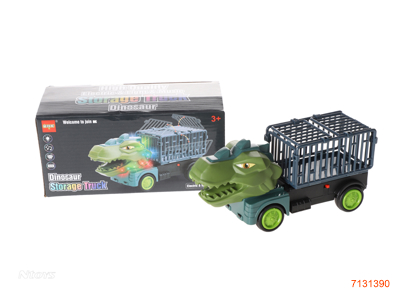 B/O DINOSAUR CAR W/LIGHT/MUSIC W/0 3*AA BATTERIES