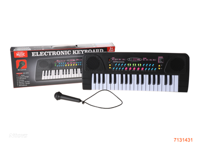 37KEY ELECTRIC KEYBOARD W/MICROPHONE W/O 4*AA BATTERIES