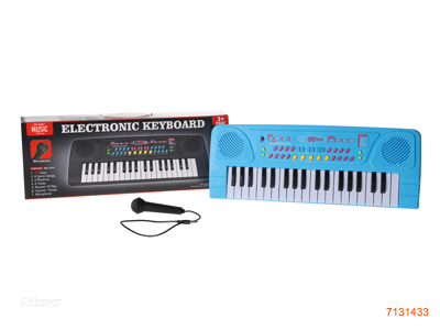 37KEY ELECTRIC KEYBOARD W/MICROPHONE W/O 4*AA BATTERIES