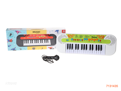 32KEY ELECTRIC KEYBOARD W/MICROPHONE W/O 4*AA BATTERIES