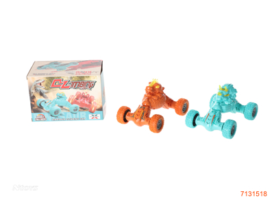 P/B  DINOSAUR CAR 2ASTD 4COLOURS