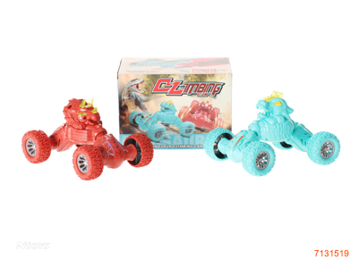 P/B  DINOSAUR CAR 2ASTD 4COLOURS