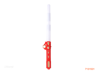 B/O FLASHING SWORD W/LIGHT/SOUND W/0 3*AA BATTERIES 2COLOURS