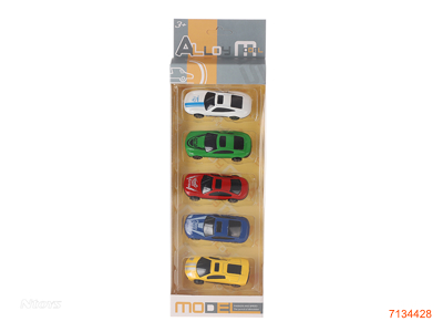 FREE WHEEL DIE-CAST CAR 5PCS