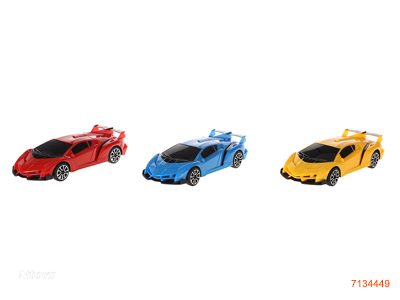 FREE WHEEL CAR 3COLOURS