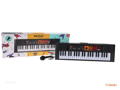 44KEY ELECTRIC KEYBOARD W/MICROPHONE/MUSIC,W/O 3*AA BATTERIES