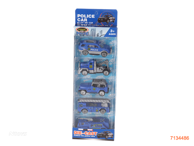 FREE WHEEL DIE-CAST CAR 5PCS