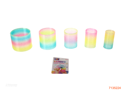 RAINBOW RINGS 5PCS