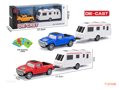 PULL BACK DIE-CAST CAR 3COLOURS